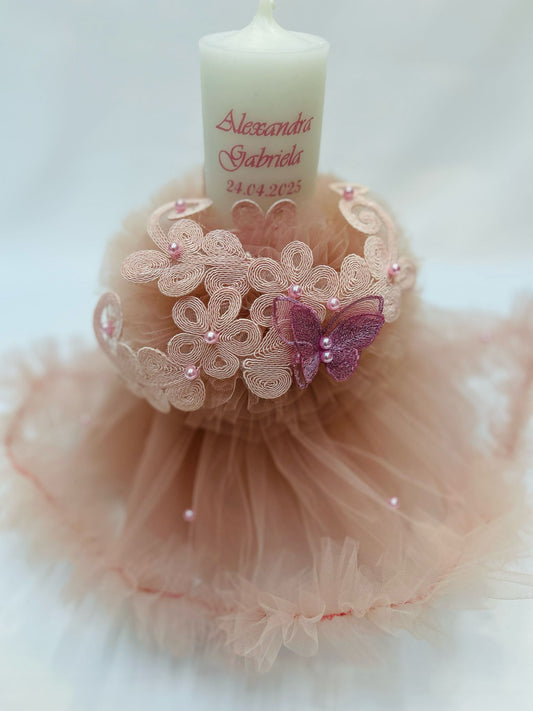 Lumânare botez fete