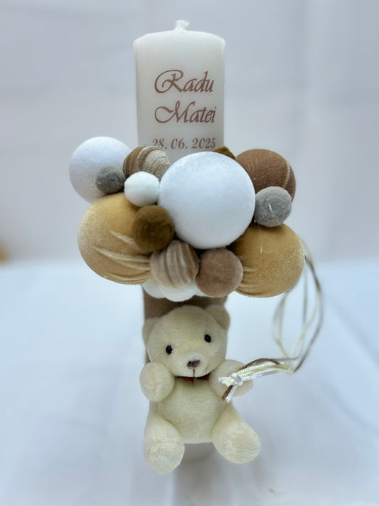 Lumânare botez băieți